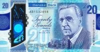 Северная Ирландия 20 фунтов 2019 DB (полимер)  фото из магазина евромонета.рф