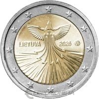 Памятные монеты 2 евро UNC Литва 2 евро 2026 Энергетическая независимость Литвы фото из магазина евромонета.рф