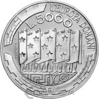 Сан Марино 5000 лир 1999 Европейский союз. Пруф ( Proof )  фото из магазина евромонета.рф