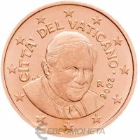 5 евроцентов Ватикан 5 евроцентов ( центов ) 2006 фото из магазина евромонета.рф