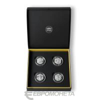 Коллекционная монета Франция набор 4 монеты 10 евро 2021-2024 Олимпиада 2024 пруф фото из магазина евромонета.рф