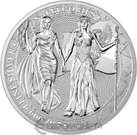 Germania Mint 2019 10 марок Аллегории: Германия и Колумбия  фото из магазина евромонета.рф