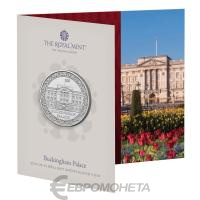 =parent.Name} Великобритания 5 фунтов 2024 Букингемский дворец. Буклет ВU фото из магазина евромонета.рф