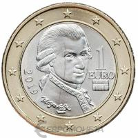 1 евро Австрия 1 евро 2019 фото из магазина евромонета.рф