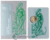 Памятные монеты 2 евро BU Сан Марино 2 евро 2025 Юбилейный год. Пилигримы надежды фото из магазина евромонета.рф