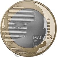 Коллекционная монета Словения 3 евро 2024 Рудольф Майстер фото из магазина евромонета.рф