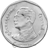 Монеты Таиланда 5 батов Таиланд 5 батов 2008-2017 фото из магазина евромонета.рф