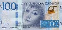Швеция 100 крон 2022  фото из магазина евромонета.рф