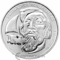 Коллекционная монета Португалия 7,5 евро 2019 500-летие кругосветного плавания Магеллан - Отправление 1519 фото из магазина евромонета.рф