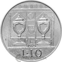 Сан Марино 10 лир 1979  фото из магазина евромонета.рф