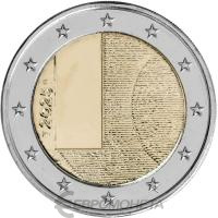Памятные монеты 2 евро UNC Финляндия 2 евро 2025 Государственные визиты Финляндии - дипломатия и внешняя политика фото из магазина евромонета.рф