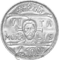 Ватикан 100 лир 1993  фото из магазина евромонета.рф