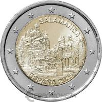 Памятные монеты 2 евро UNC Испания 2 евро 2025 Старый город Саламанка фото из магазина евромонета.рф