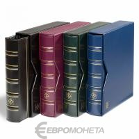 Альбомы OPTIMA Альбом OPTIMA  Classic + шубер Leuchtturm, черный фото из магазина евромонета.рф