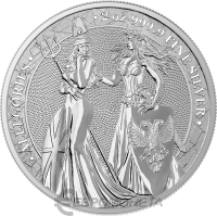 Germania Mint 2019 10 марок Аллегории: Германия и Британия  фото из магазина евромонета.рф