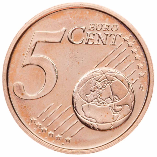 Ватикан 5 евроцентов ( центов ) 2007