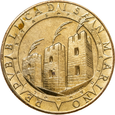 Сан Марино 200 лир 1992  фото из магазина евромонета.рф 1