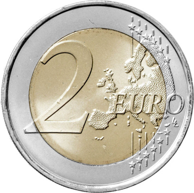 Памятные монеты 2 евро UNC Испания 2 евро 2023 Председательство Испании в Совете ЕС фото из магазина евромонета.рф 1