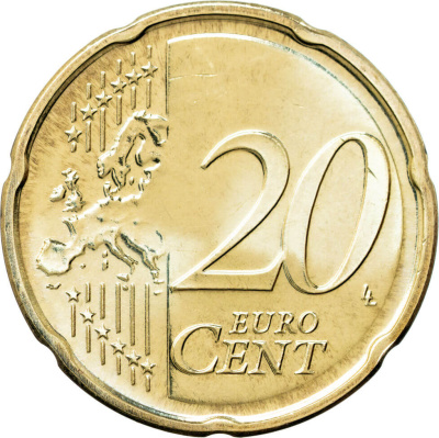 20 евроцентов Люксембург 20 евроцентов ( центов ) 2022 фото из магазина евромонета.рф 1