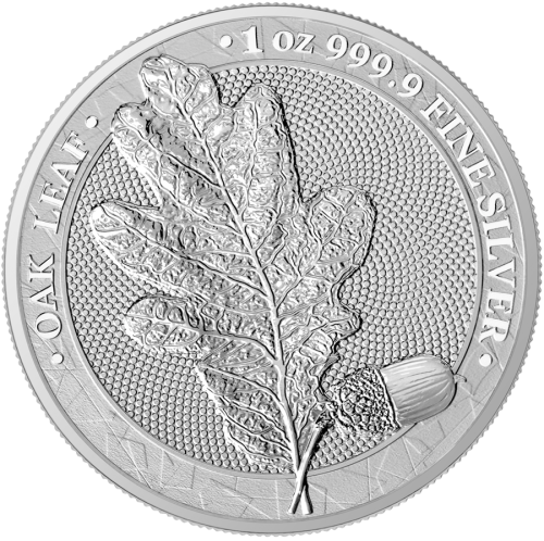 Germania Mint Germania Mint 2019 5 марок Мифический лес: Дубовый лист фото из магазина евромонета.рф