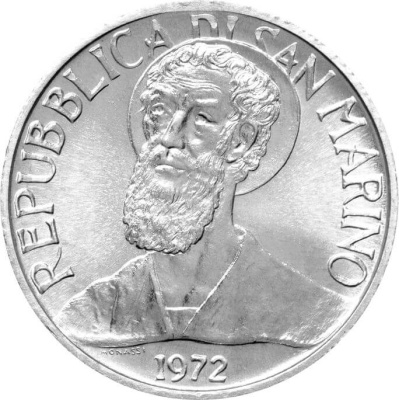 Сан Марино 5 лира 1972  фото из магазина евромонета.рф 1