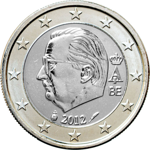 Бельгия 1 евро 2012
