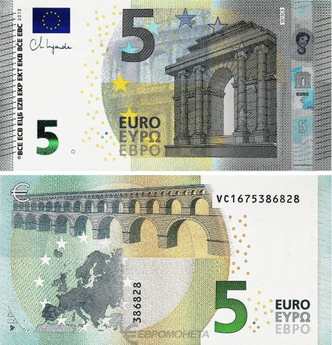 Евросоюз 5 евро 2013 Испания