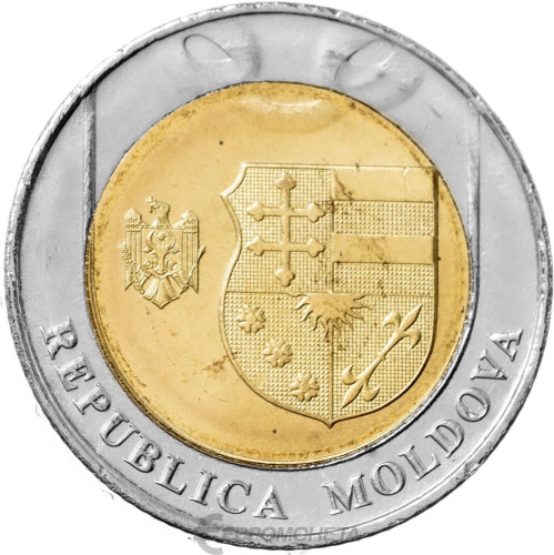 Монеты Молдавии Молдавия 10 лей 2025 фото из магазина евромонета.рф