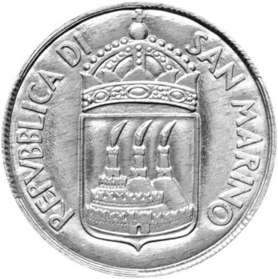Сан Марино 1 лира 1973  фото из магазина евромонета.рф 1