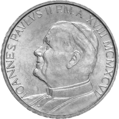 Ватикан 100 лир 1996  фото из магазина евромонета.рф 1