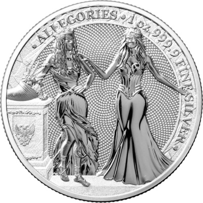 Germania Mint 2020 5 марок Аллегории: Германия и Италия  фото из магазина евромонета.рф 2