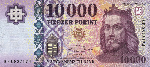 Банкноты Венгрии Венгрия 10000 форинтов 2023 фото из магазина евромонета.рф