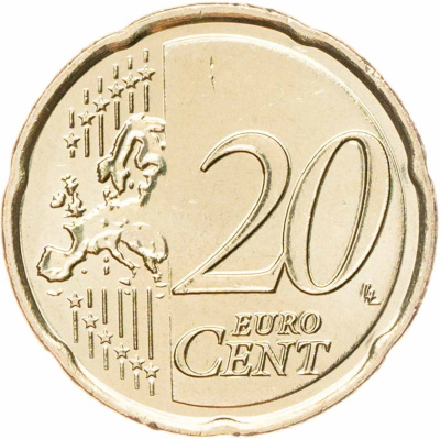 20 евроцентов Кипр 20 евроцентов ( центов ) 2020 фото из магазина евромонета.рф 1
