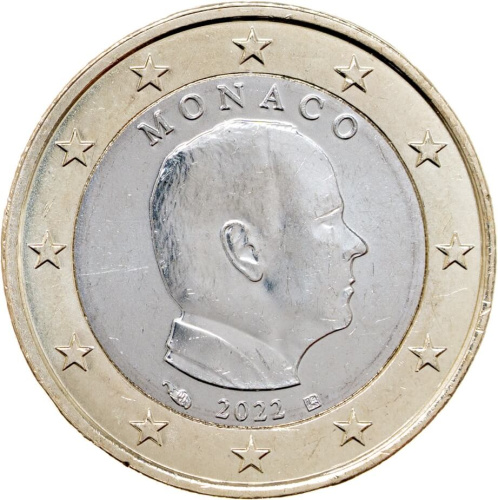 Монако 1 евро 2022