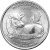 Штаты и территории США 25 центов ( 1/4 доллара, квотер ) 2004 Висконсин P фото из магазина евромонета.рф
