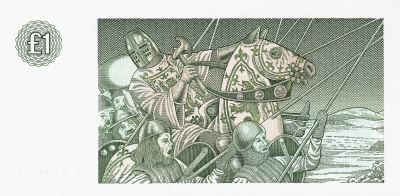 Шотландия 1 фунт 1988 CB  фото из магазина евромонета.рф 1