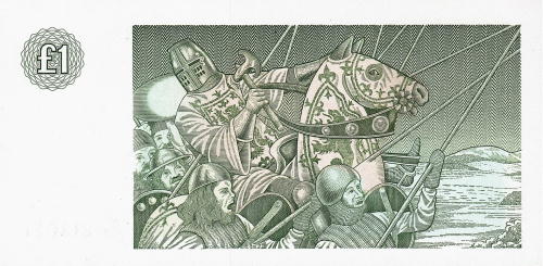 Банкноты Шотландии Шотландия 1 фунт 1988 CB фото из магазина евромонета.рф