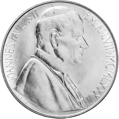 Ватикан 100 лир 1986  фото из магазина евромонета.рф 1