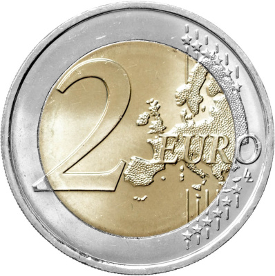 2 евро регулярные Монако 2 евро 2023 регулярная фото из магазина евромонета.рф 1