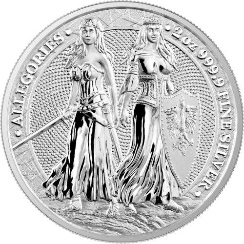 Germania Mint Germania Mint 2022 10 марок Аллегории: Германия и Польша фото из магазина евромонета.рф
