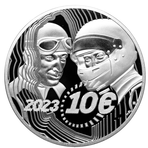Коллекционная монета Европы Франция 10 евро 2023 24 часа Ле-Мана - столетие | Интернет-магазин евромонета.рф 