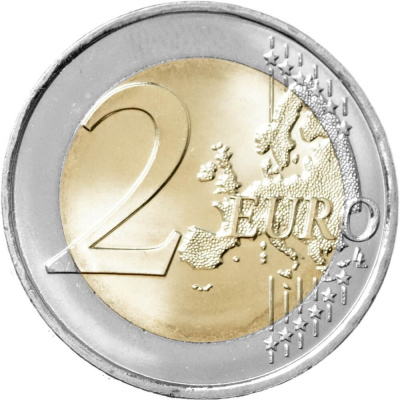 2 евро регулярные Монако 2 евро 2025 регулярная фото из магазина евромонета.рф 1