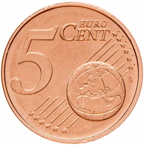 Ватикан 5 евроцентов ( центов ) 2006