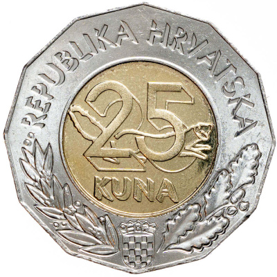 Хорватия 1998 25 кун Лиссабон ЭКСПО, 1998  фото из магазина евромонета.рф 1