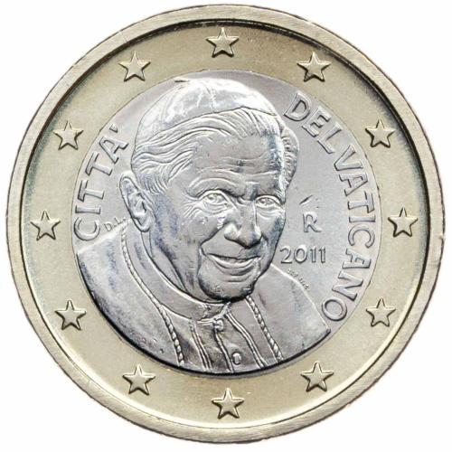 Ватикан 1 евро 2011
