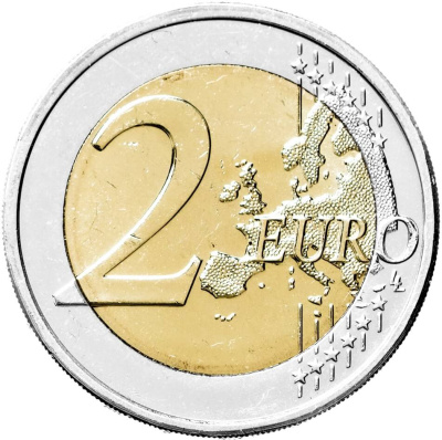 Памятные монеты 2 евро UNC Финляндия 2 евро 2024 Гезеллиус, Линдгрен, Сааринен – финская архитектура фото из магазина евромонета.рф 1