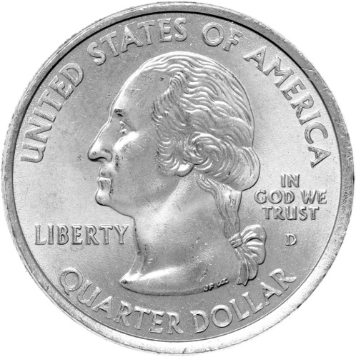 Штаты и территории США 25 центов ( 1/4 доллара, квотер ) 2001 Нью-Йорк D фото из магазина евромонета.рф