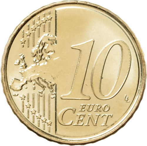 Испания 10 евроцентов ( центов ) 2024