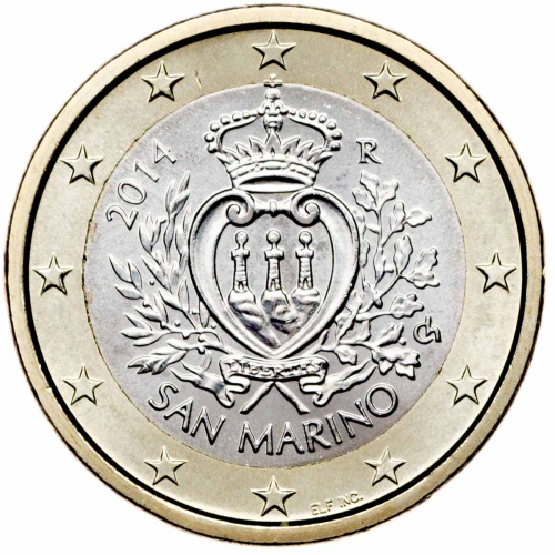 Сан Марино 1 евро 2014