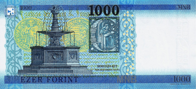 Венгрия 1000 форинтов 2021  фото из магазина евромонета.рф 1